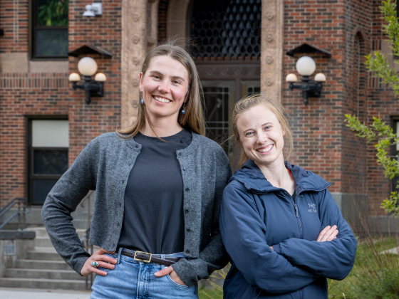 Elise Loggers and Anna French