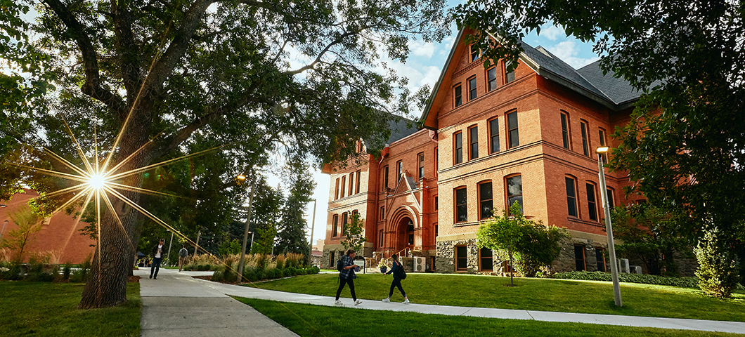 Montana Hall in the Fall