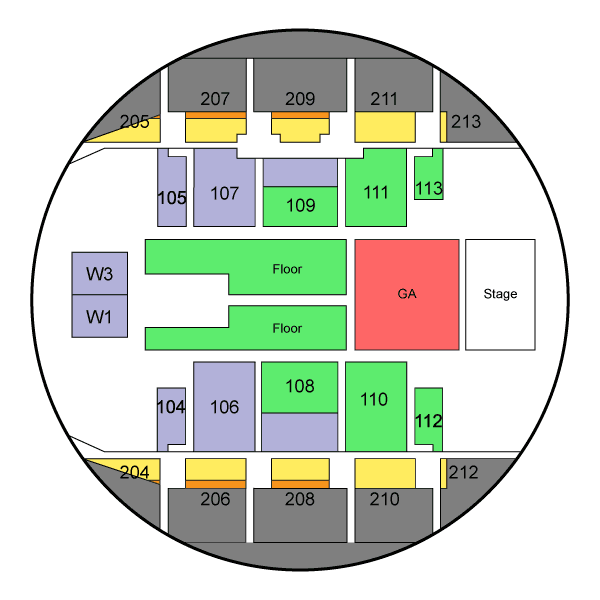 Billy Strings Seating