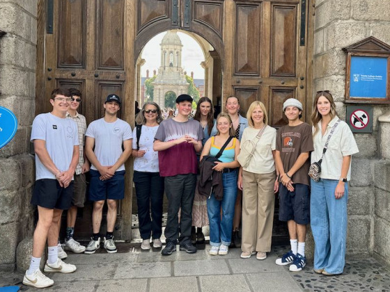 MSU students and faculty in Ireland