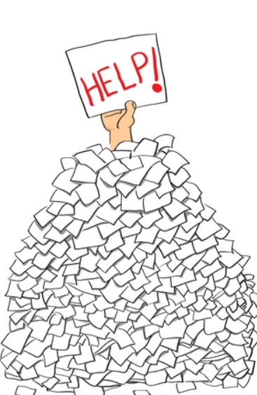 pile of forms