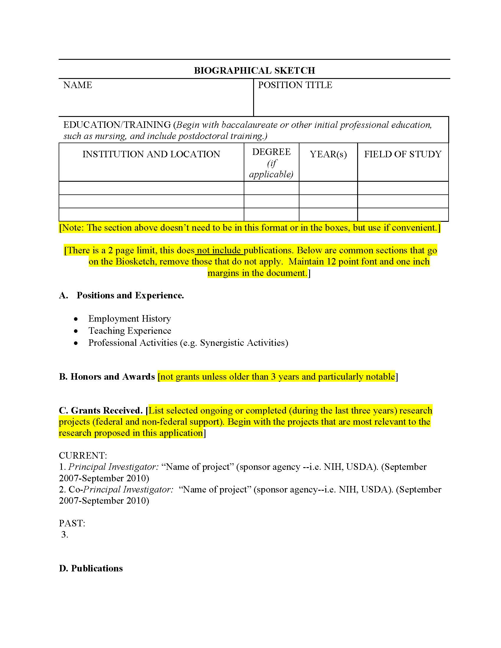 USDA biosketch p1