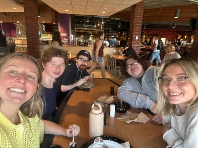 anna helena and friends at lunch bunch