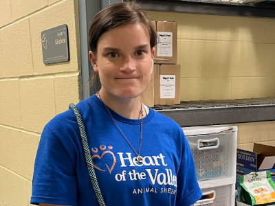 natalie with staff shirt