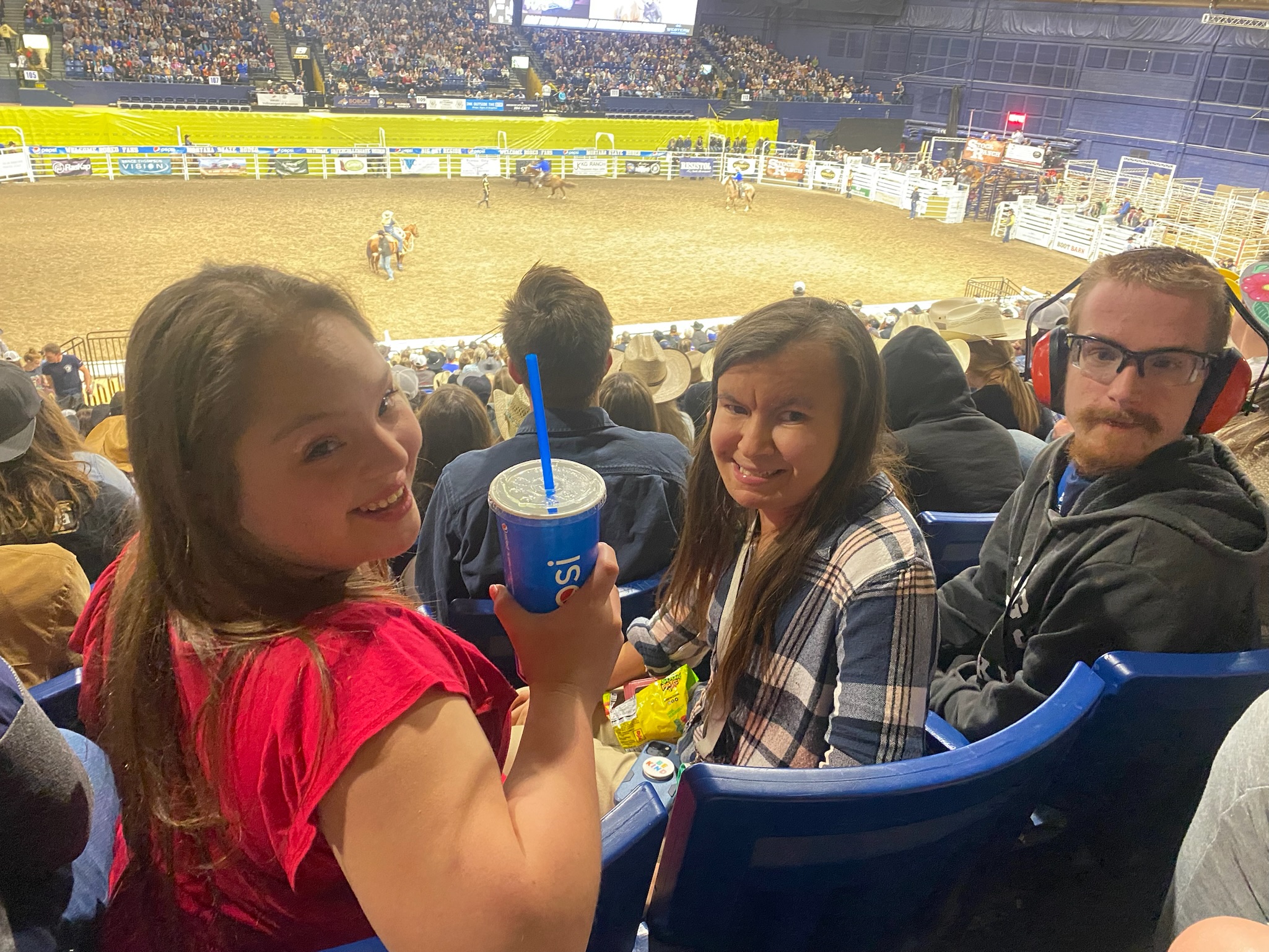 Three LIFE Scholars at the MSU Rodeo