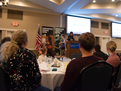 4-H members at the Legislative Breakfast