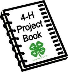 4-H Project Book Clipart