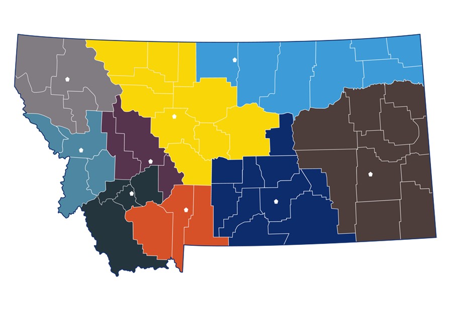 Memory Loss Resource Region Map