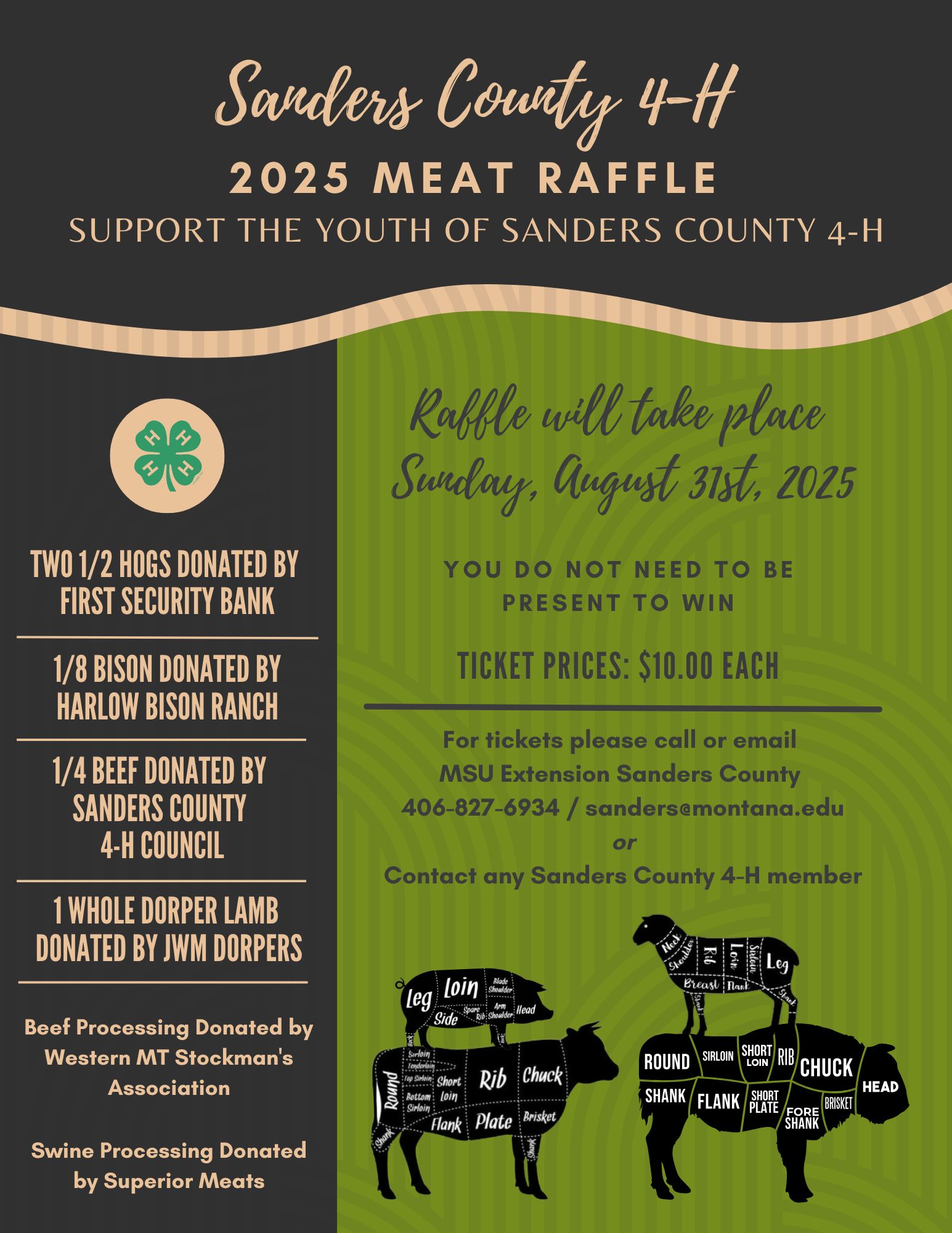 meat raffle 2025