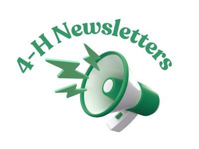 4-H Newsletters with Megaphone