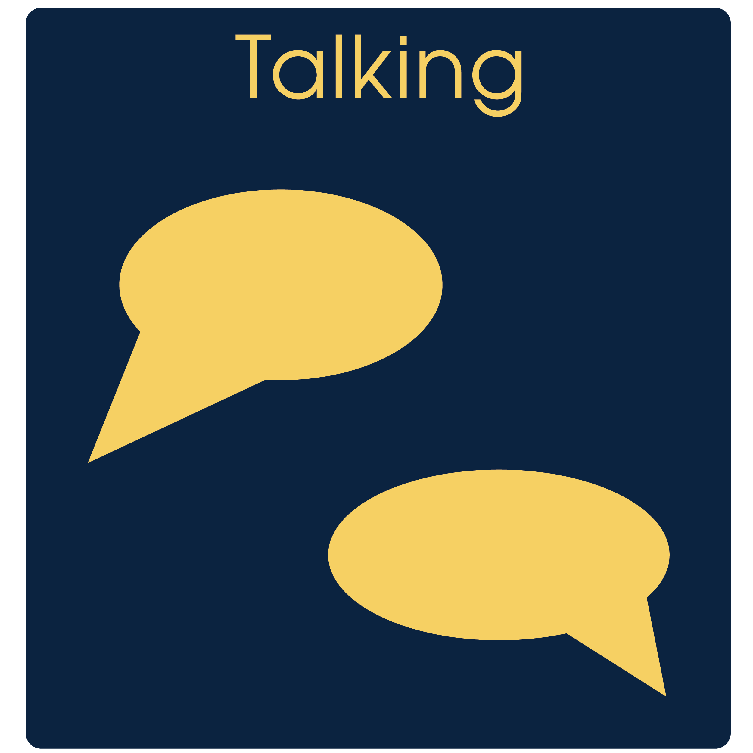 talking