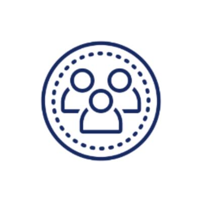Group in a circle icon