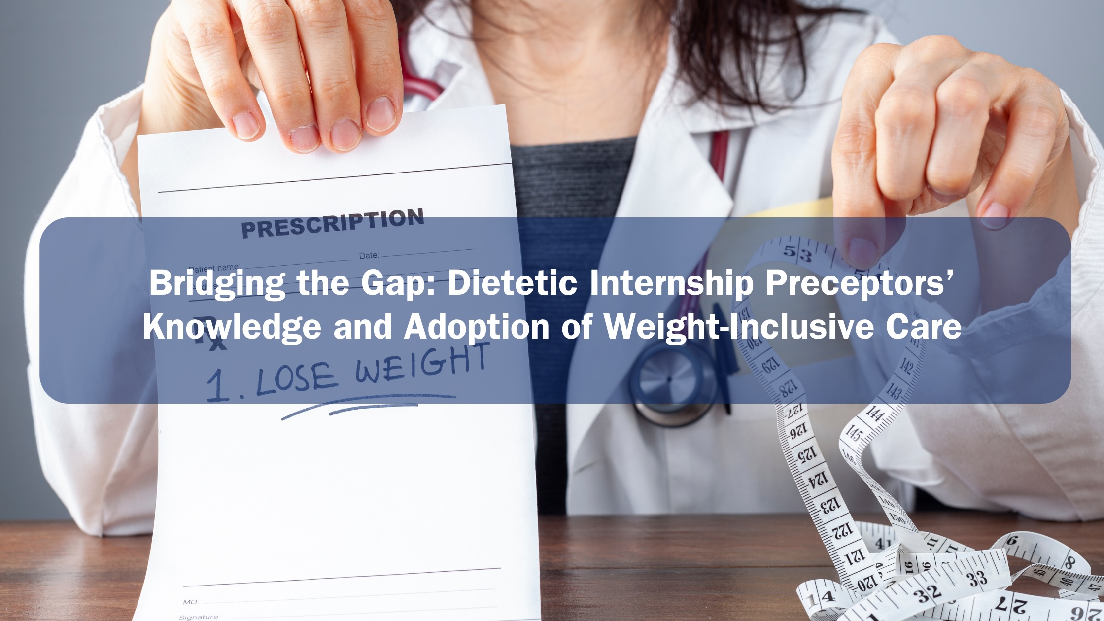 Weight-Inclusive Care lose weight prescription