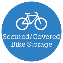 Secure/covered bike storage