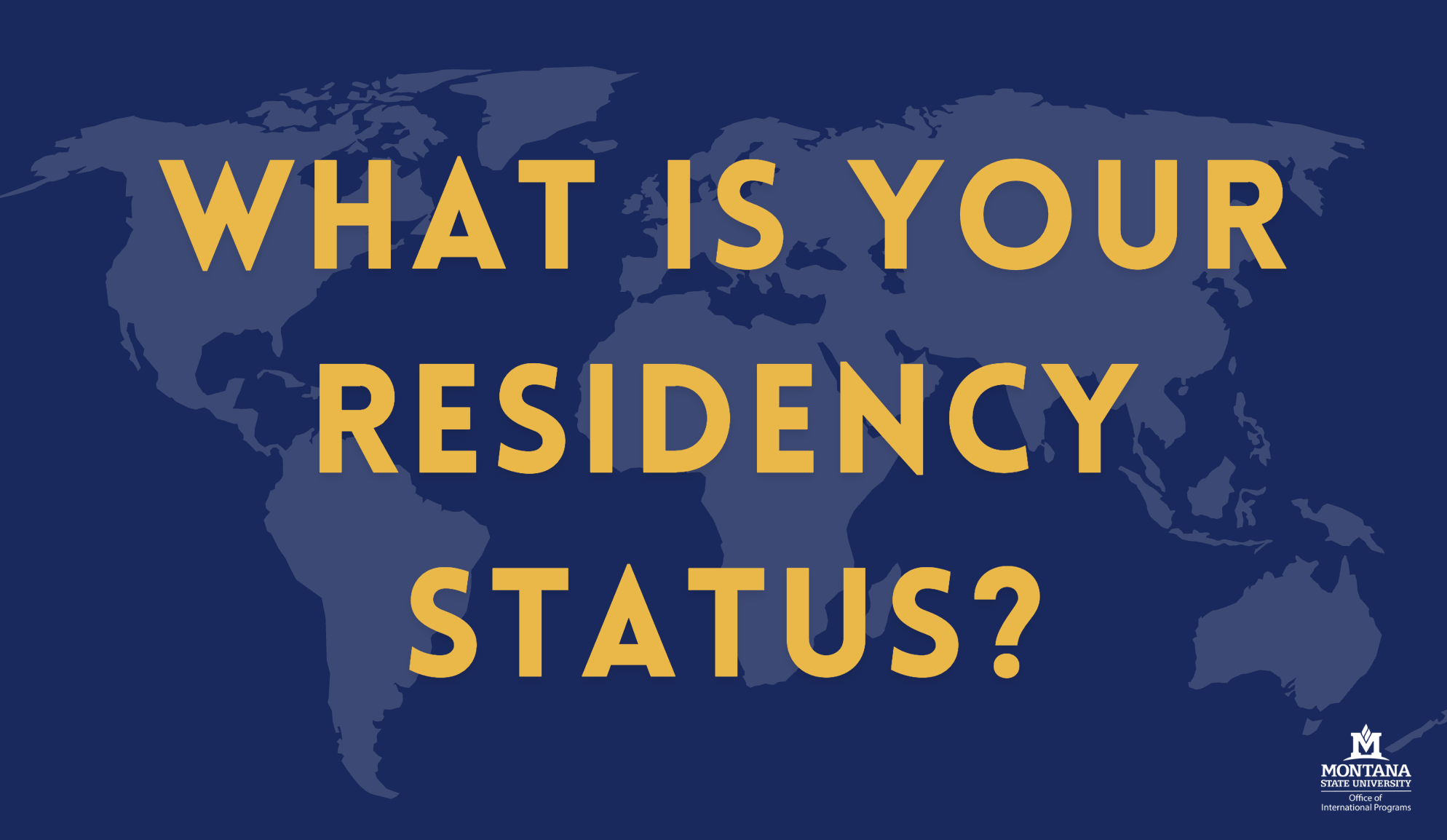What is your residency status?