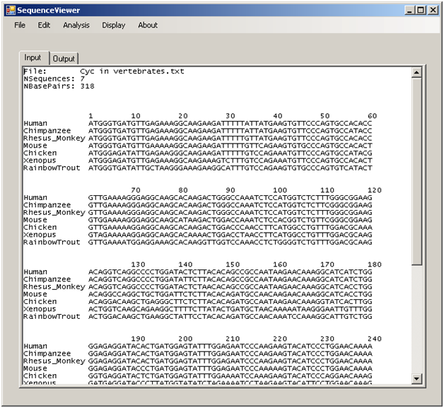 Sequence Viewer for Students - Steven kalinowski | Montana State University