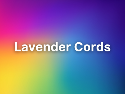 Lavender Cords