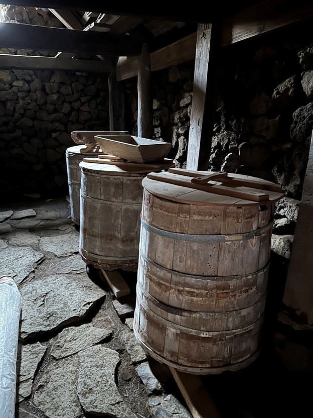 Items constructed from beach timber