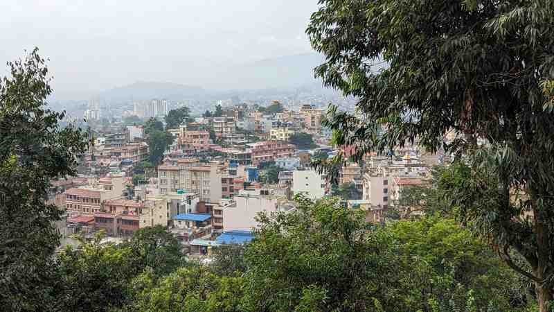 A view of Napal from a distance.