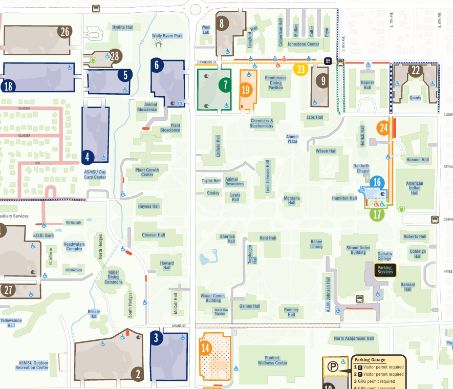 campus parking map