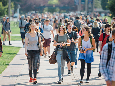 people walking