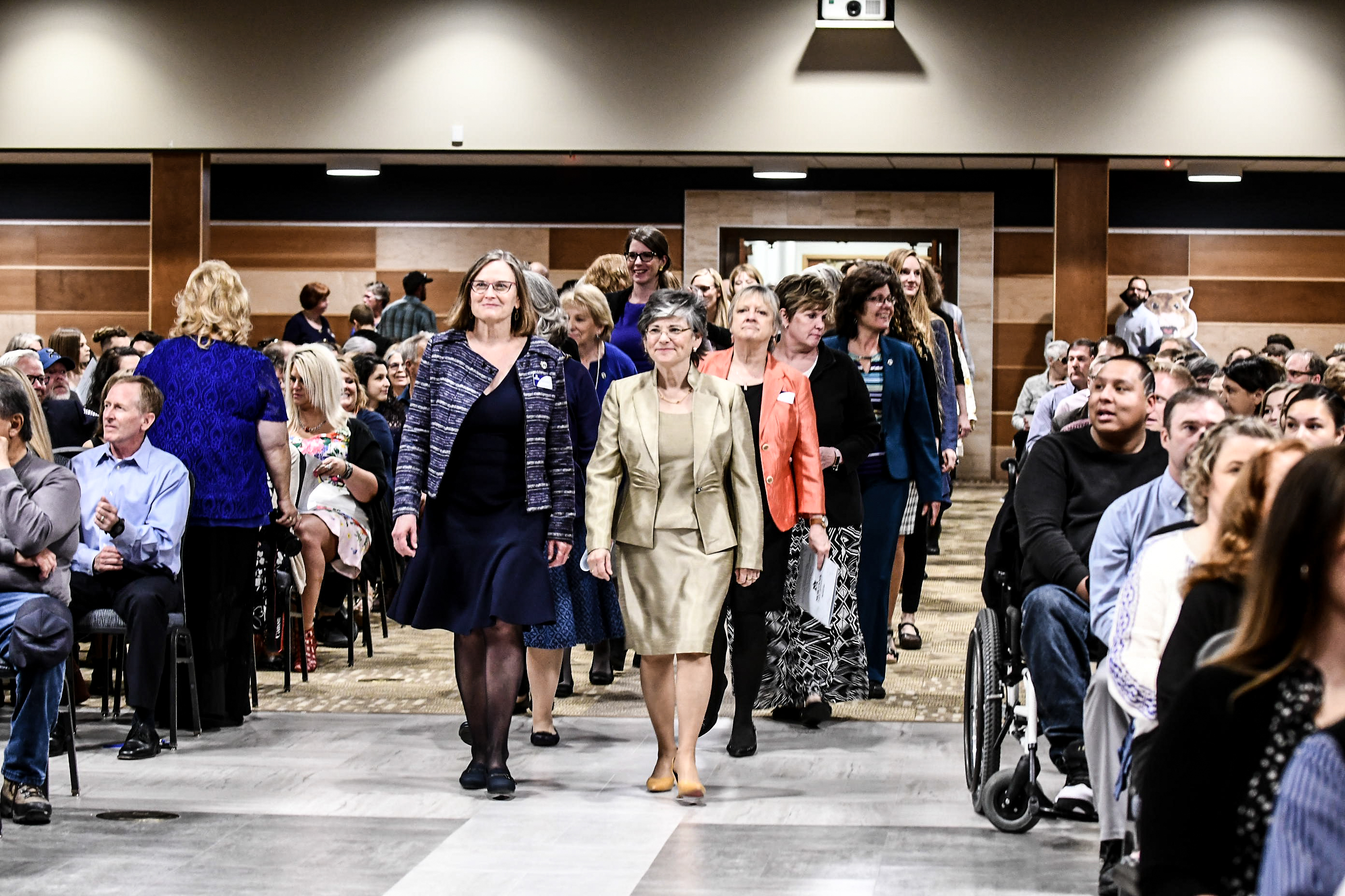 Pinning Ceremony Procession