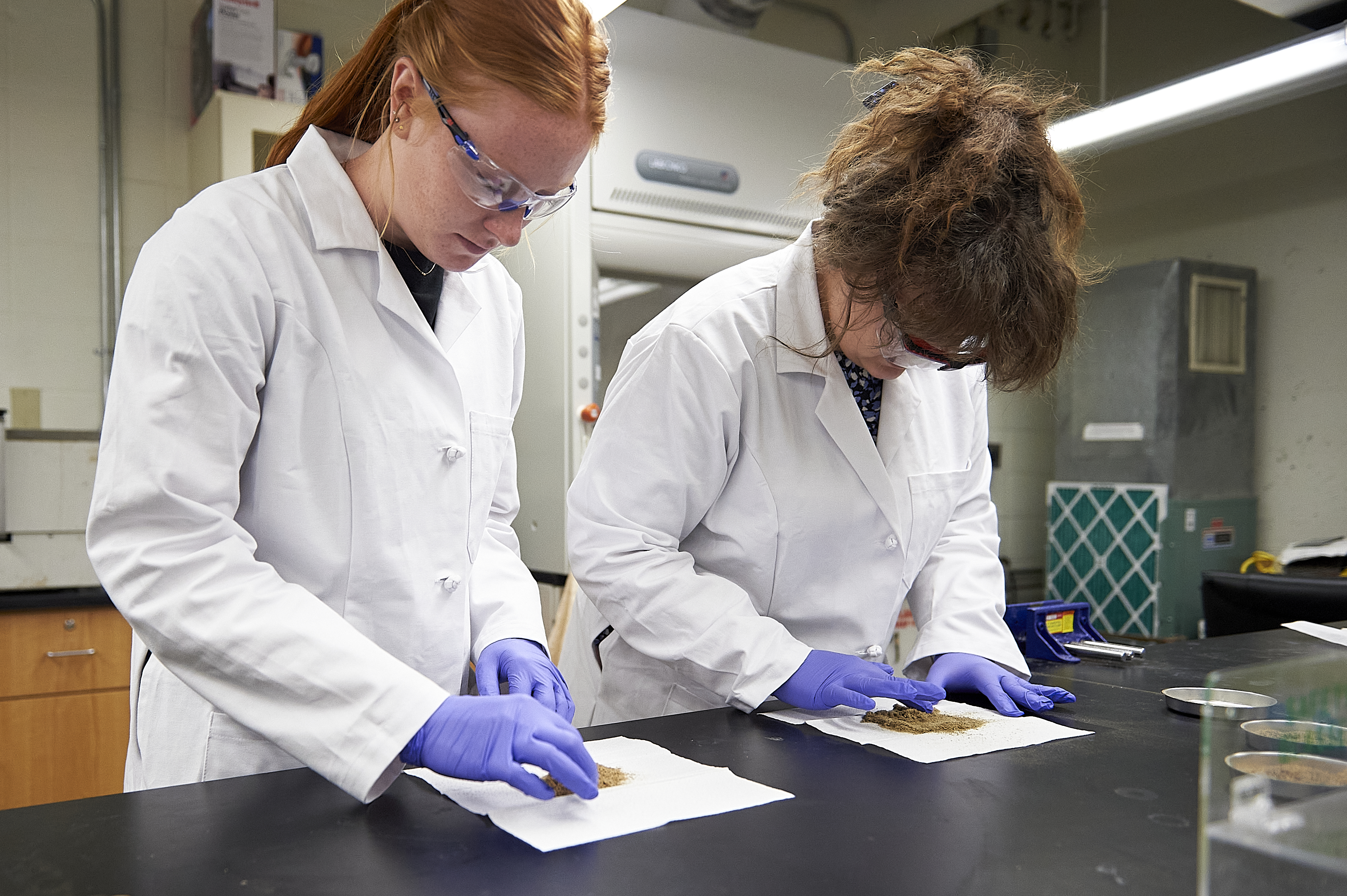 students in lab