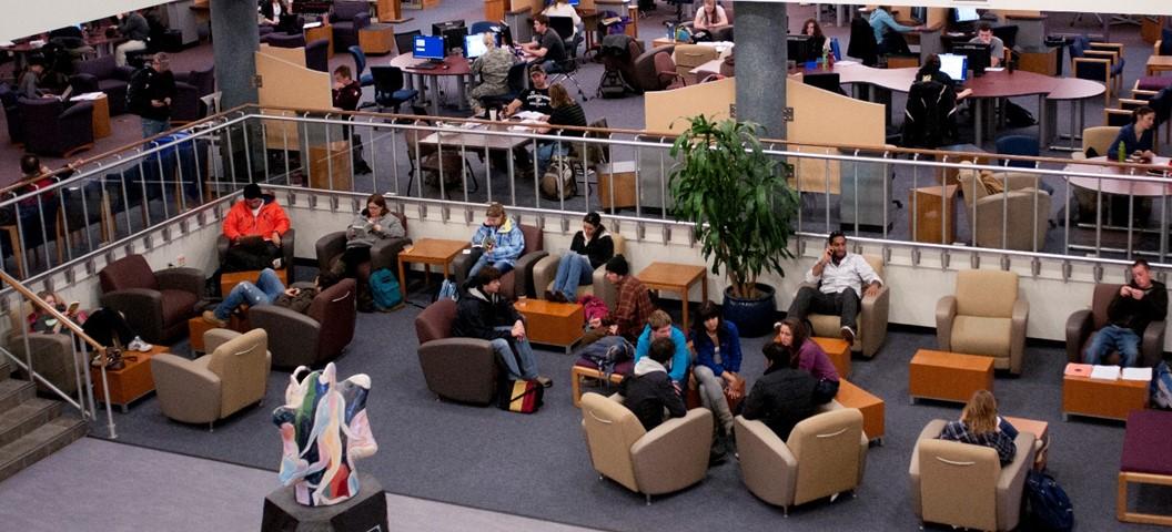 library interior