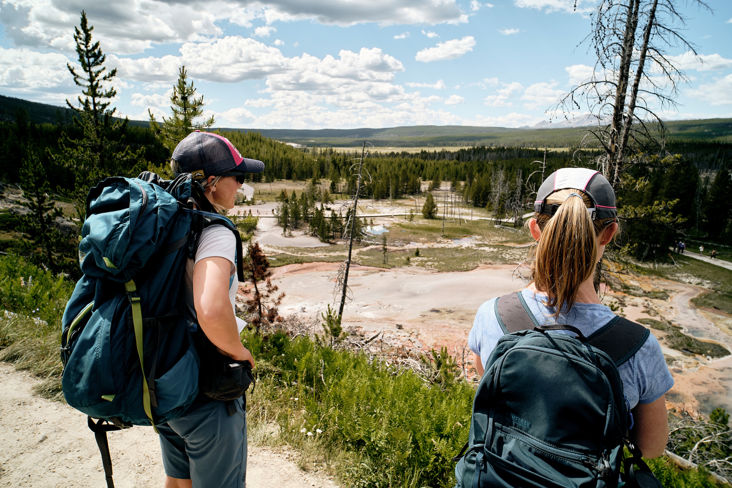 two ppl at Yellowstone