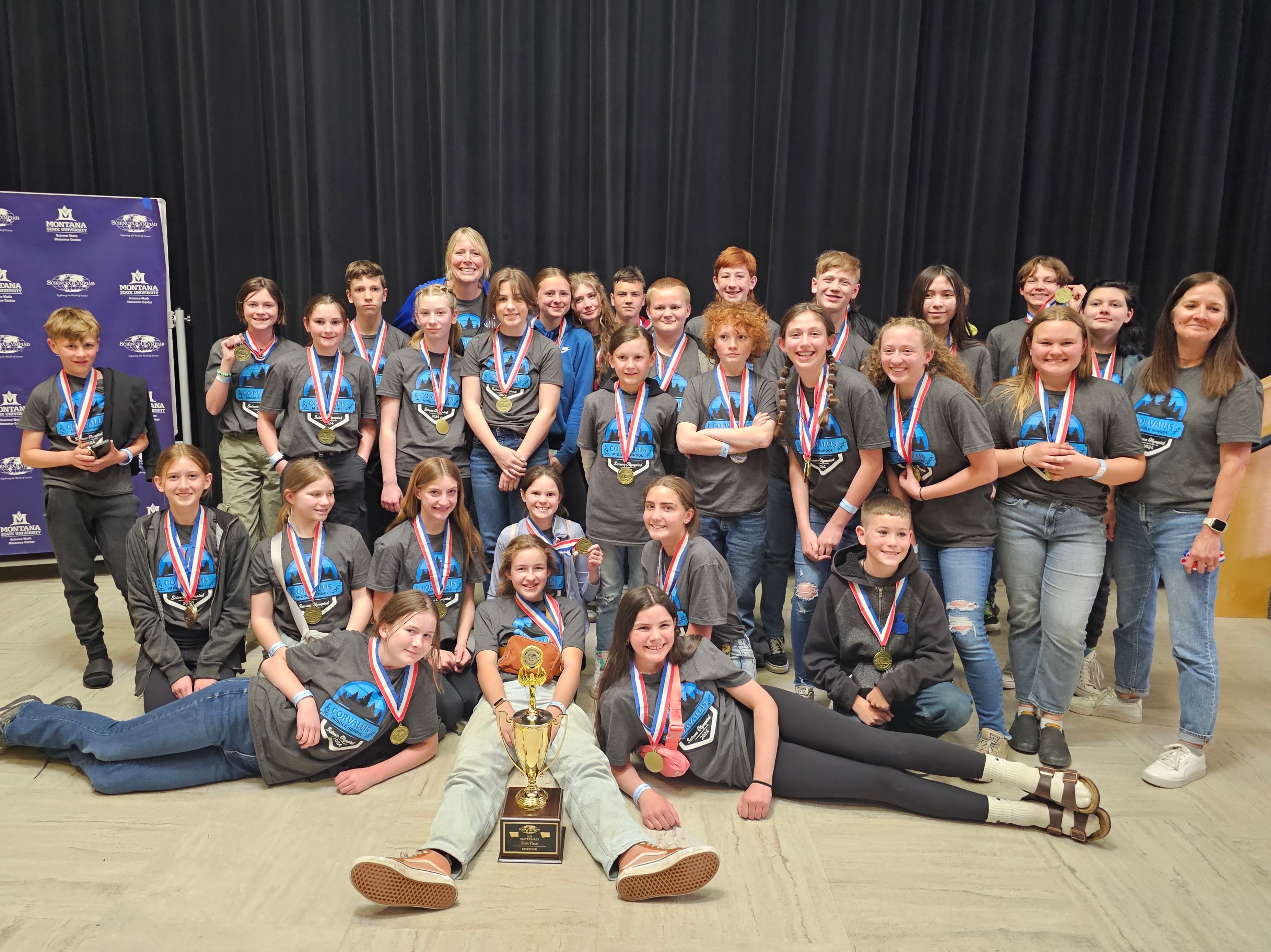 Corvallis Middle School team picture