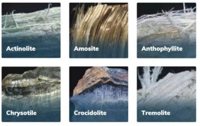 6 Types of Asbestos 6 Types of Asbestos