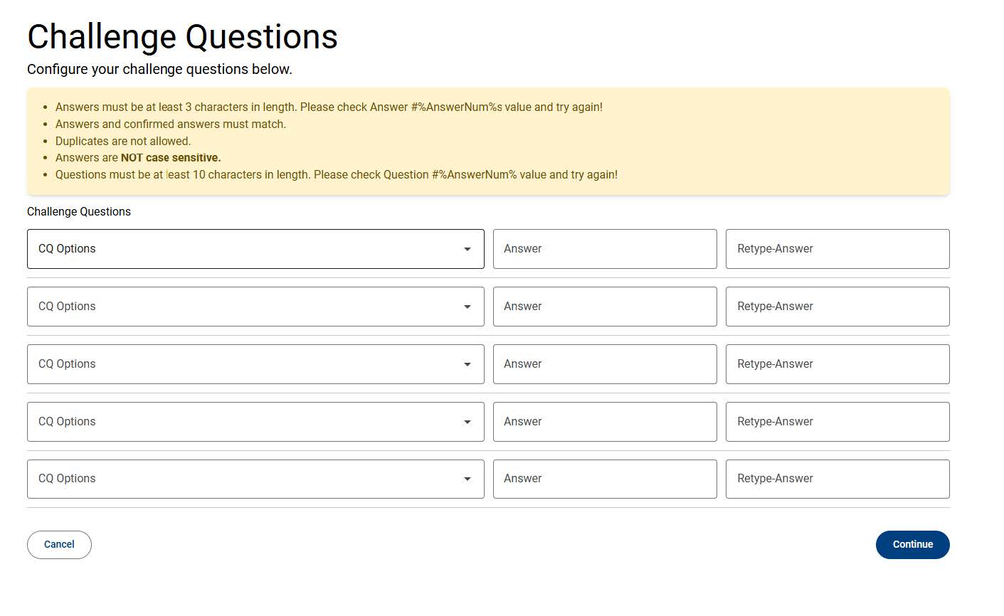 challenge question prompts